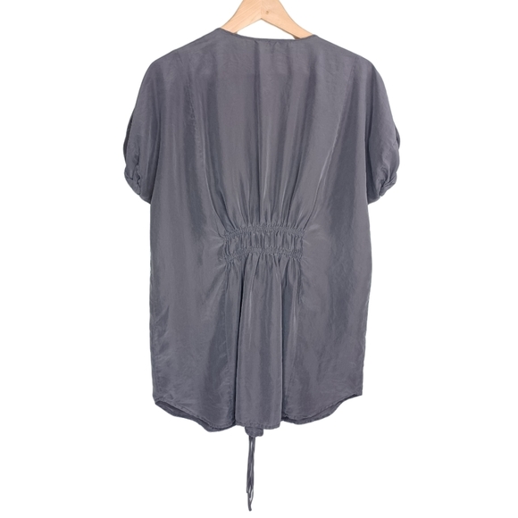 Rebecca Taylor Silk Beaded Neck Boho Tunic Blouse - Picture 3 of 15